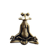Antique Bronze Frog Incense Burner - Without lotus