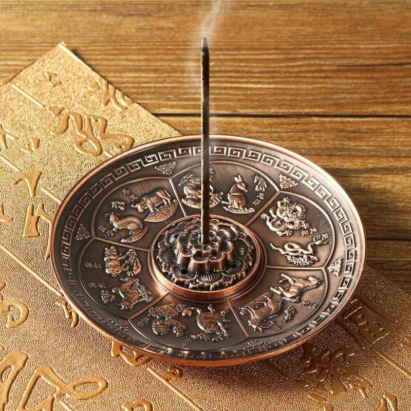 Chinese Zodiac Incense Burner - Antique