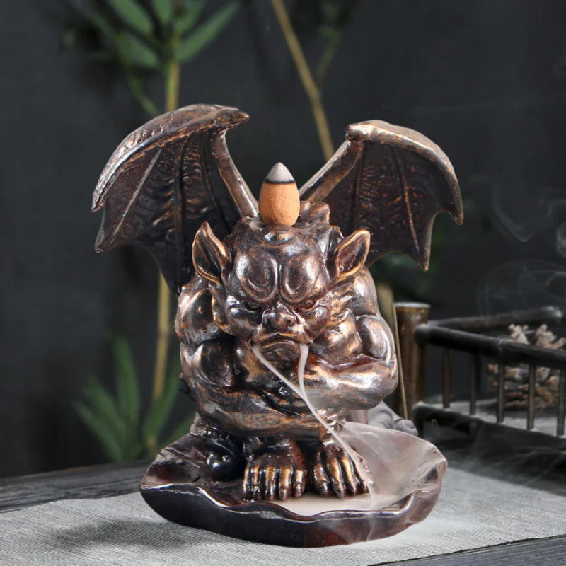 Gargoyle incense burner
