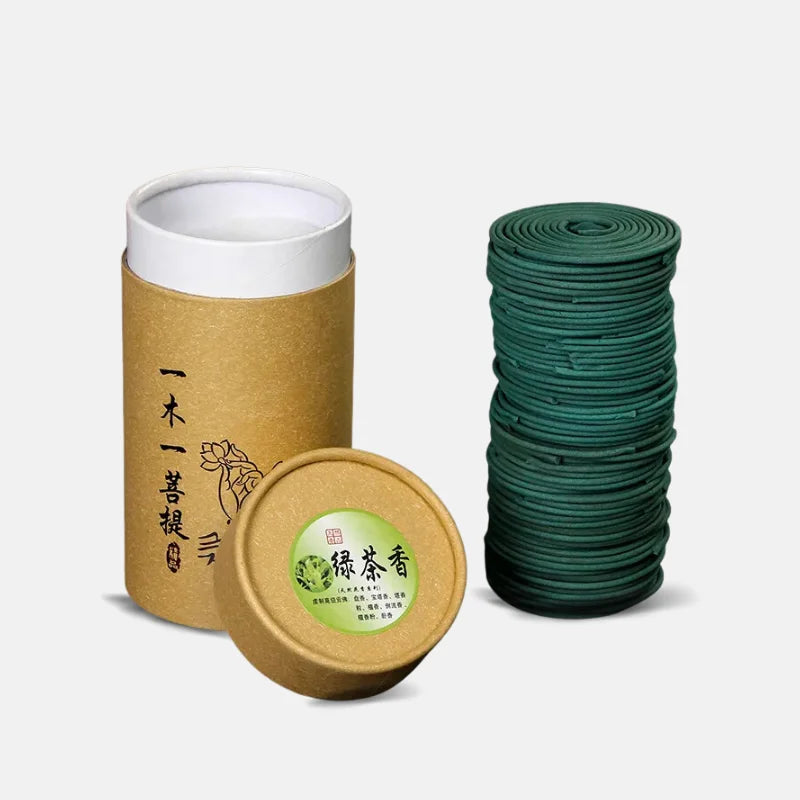 Green Tea Incense Coils