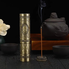 Incense Storage Box - Antique Buddha
