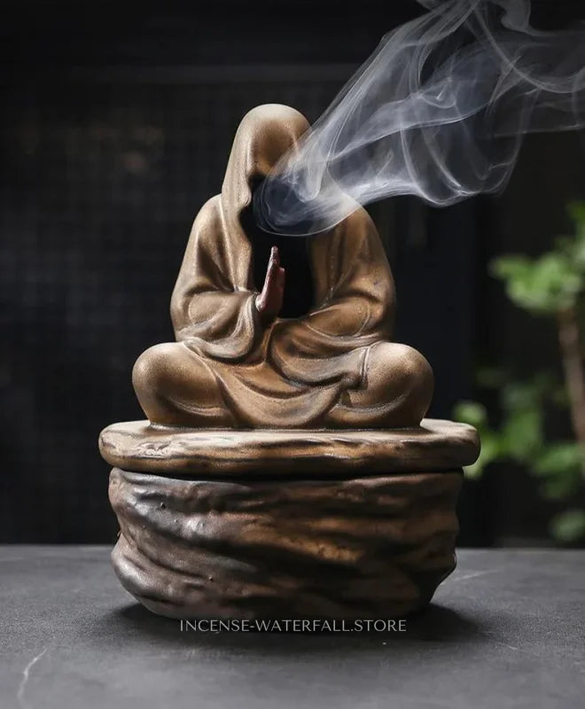 Meditating Buddha Incense Holder