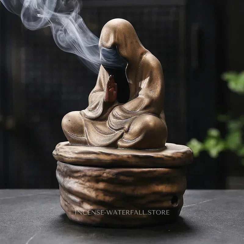 Meditating Buddha Incense Holder