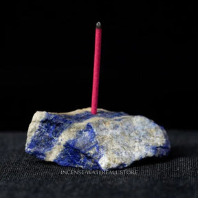 Quartz Incense Holder - Lapis lazuli