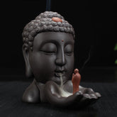 Buddha incense burner waterfall