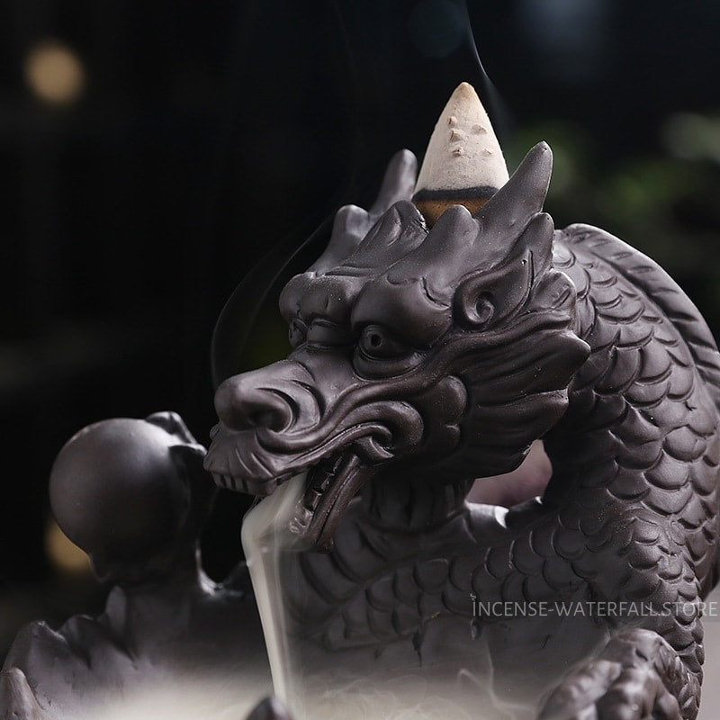 Dragon skull Incense Burner