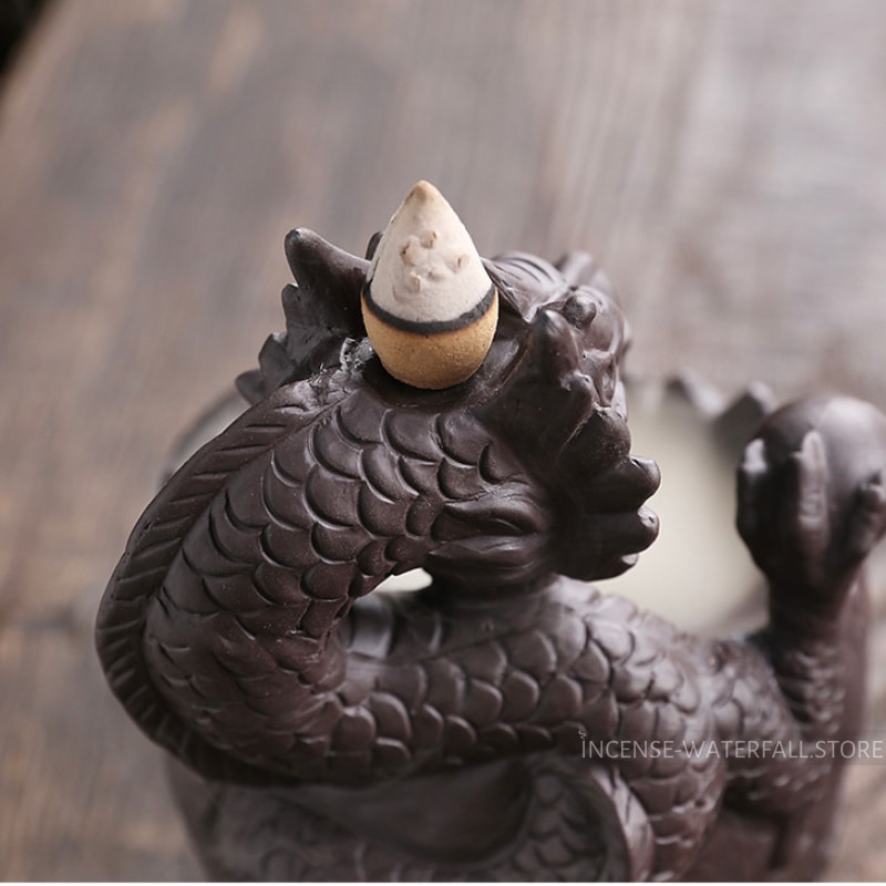 Dragon skull Incense Burner