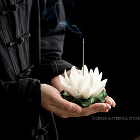 Lotus flower incense holder