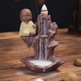 Smoking buddha incense burner