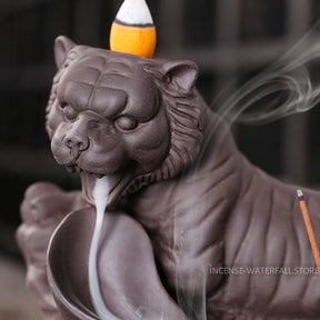 Tiger incense burner