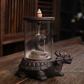 Turtle incense burner