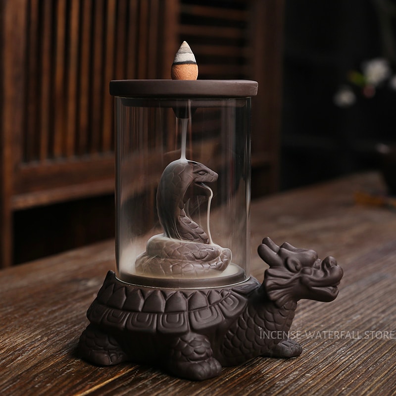 Turtle incense burner