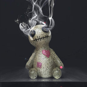 Voodoo doll incense holder