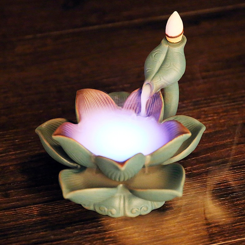 Zen Lotus Backflow Incense Burner